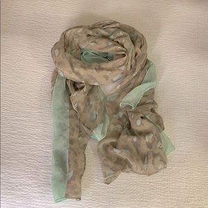 Aldo sheer leopard scarf